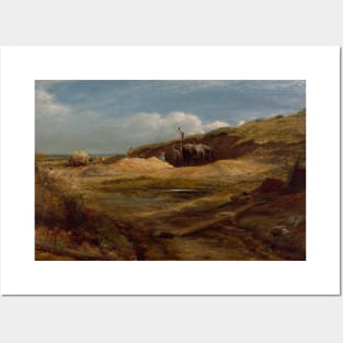 The Sand Pits, Hampstead Heath by John Linnell Posters and Art